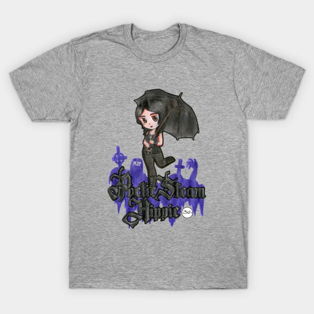 Death Chibi T-Shirt by Steamy Hippie